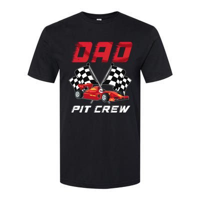 Race Car Birthday Party Racing Family Dad Pit Crew Softstyle CVC T-Shirt