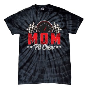 Race Car Birthday Party Racing Family Mom Pit Crew Tie-Dye T-Shirt