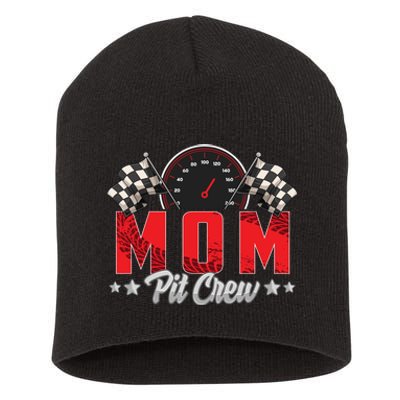 Race Car Birthday Party Racing Family Mom Pit Crew Short Acrylic Beanie