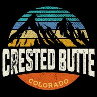 Retro Crested Butte Outdoors Mountain Colorado Performance Shirt