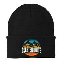 Retro Crested Butte Outdoors Mountain Colorado Beanie