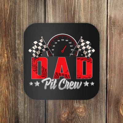 Race Car Birthday Party Racing Family Dad Pit Crew Coaster