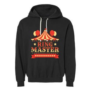 Ringmaster Circus Birthday Party Circus Costume Garment-Dyed Fleece Hoodie