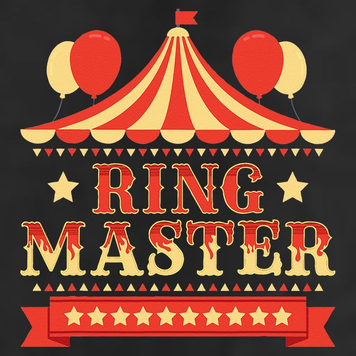 Ringmaster Circus Birthday Party Circus Costume 7 Panel Mesh Trucker Snapback Hat