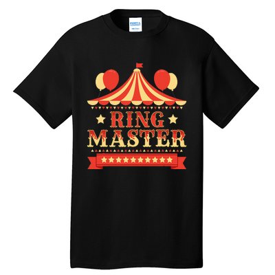 Ringmaster Circus Birthday Party Circus Costume Tall T-Shirt