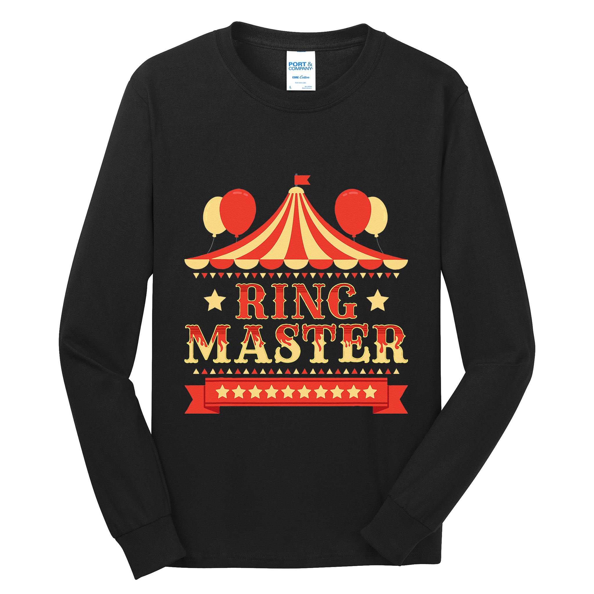 Ringmaster Circus Birthday Party Circus Costume Tall Long Sleeve T-Shirt