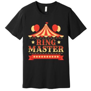 Ringmaster Circus Birthday Party Circus Costume Premium T-Shirt