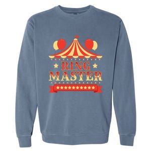 Ringmaster Circus Birthday Party Circus Costume Garment-Dyed Sweatshirt