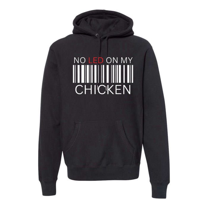 Rotisserie Chicken Barcode Scan Premium Hoodie