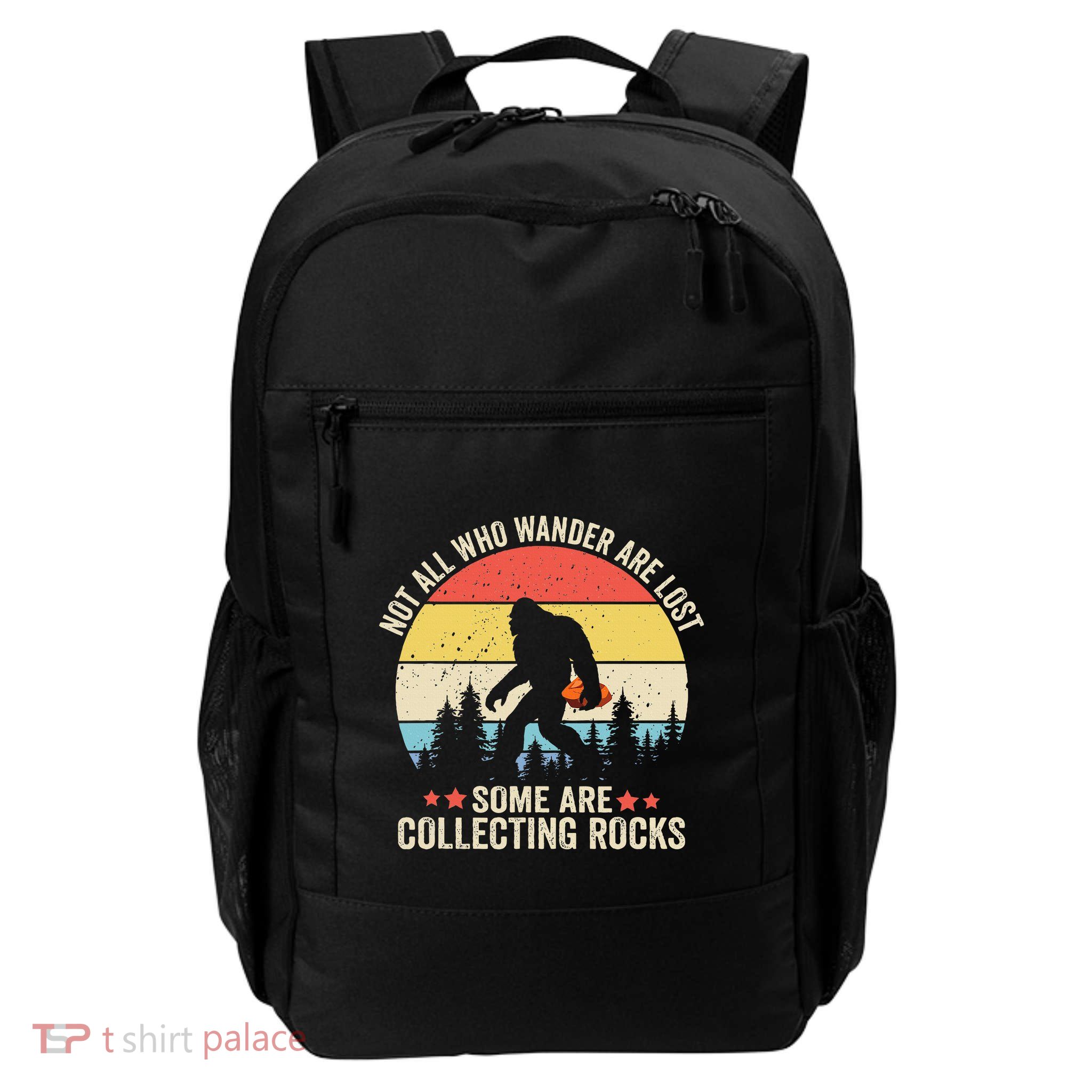 Rock Collector Bigfoot For Rockhound Geologist Geod Hunter Daily Commute Backpack