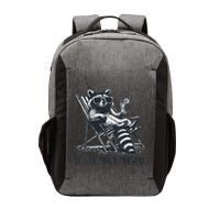 Raccoon Cute But Feral Funny Summer Design Vector Backpack