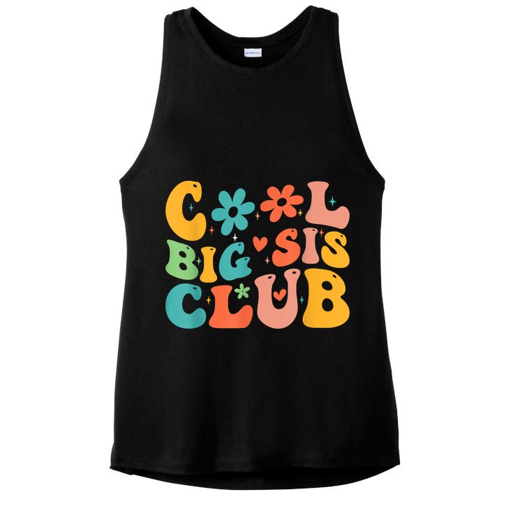 Retro Cool Big Sister Club Ladies PosiCharge Tri-Blend Wicking Tank