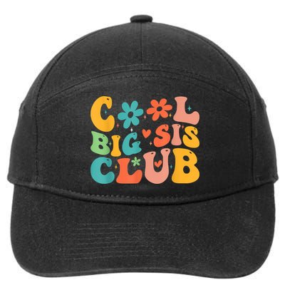 Retro Cool Big Sister Club 7-Panel Snapback Hat