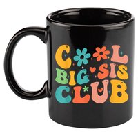Retro Cool Big Sister Club 11oz C Handle Ceramic Mug