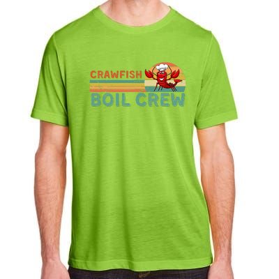 Retro Crawfish Boil Crew Gift Crayfish Crawdad Mudbug Lover Adult ChromaSoft Performance T-Shirt