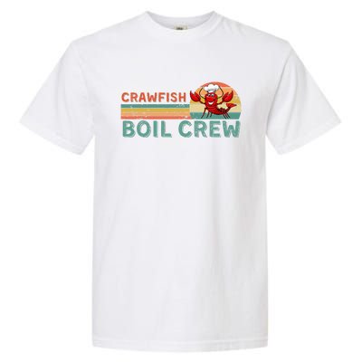 Retro Crawfish Boil Crew Gift Crayfish Crawdad Mudbug Lover Garment-Dyed Heavyweight T-Shirt