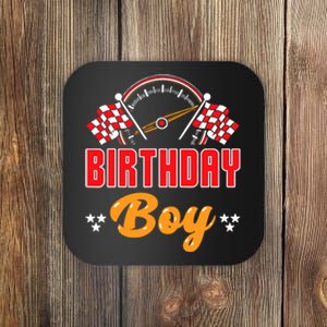 Race Car Birthday Party Matching Family Birthday Boy Coaster