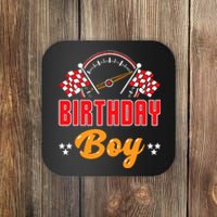 Race Car Birthday Party Matching Family Birthday Boy Coaster