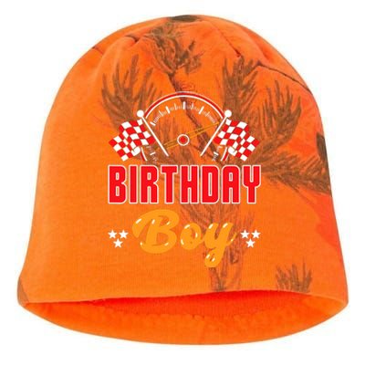 Race Car Birthday Party Matching Family Birthday Boy Kati - Camo Knit Beanie