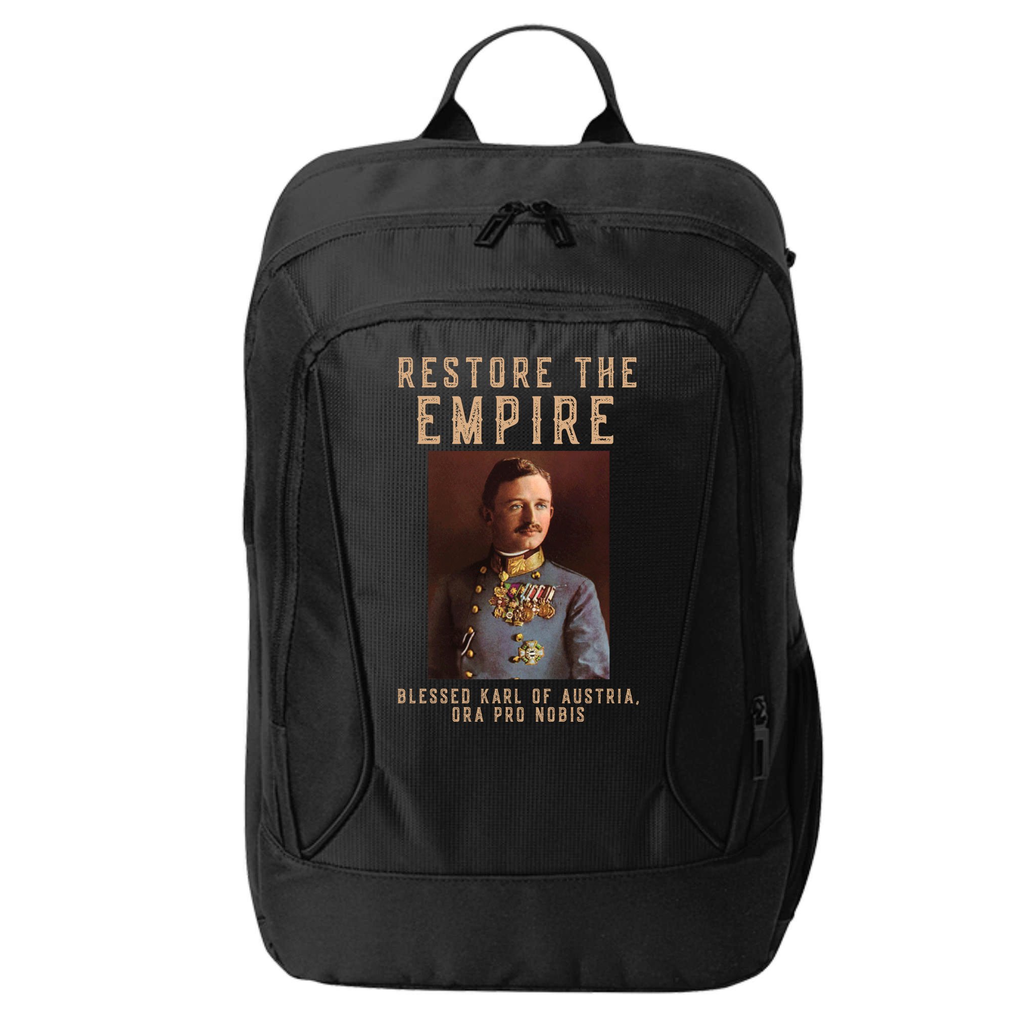 Roman Catholic Blessed Karl Of Austria Monarchist City Backpack