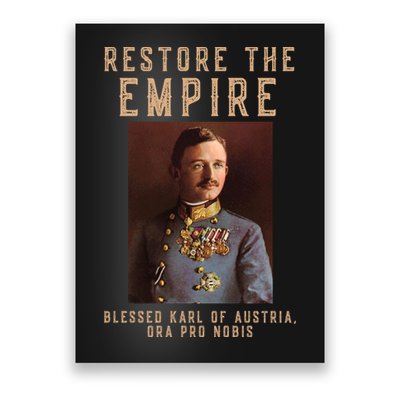 Roman Catholic Blessed Karl Of Austria Monarchist Poster