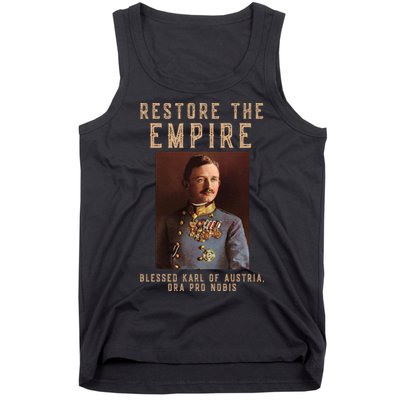 Roman Catholic Blessed Karl Of Austria Monarchist Tank Top