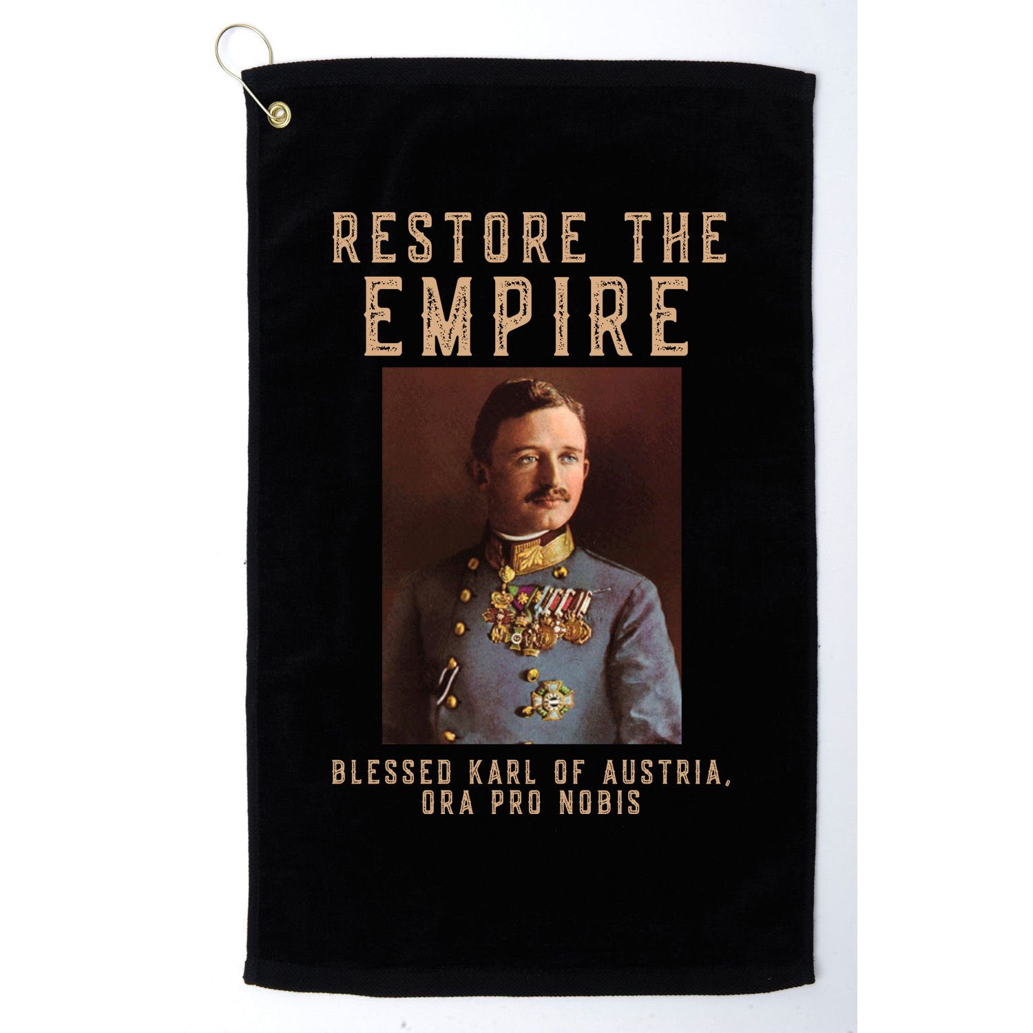 Roman Catholic Blessed Karl Of Austria Monarchist Golf Towel