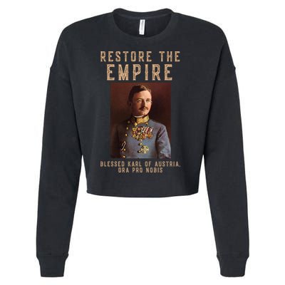 Roman Catholic Blessed Karl Of Austria Monarchist Cropped Pullover Crew