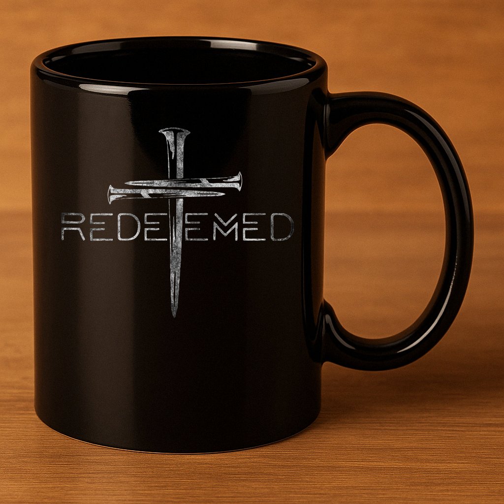 Redeemed Christian Bible Verse Cross Follower Christian 11oz C Handle Ceramic Mug