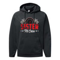 Race Car Birthday Party Racing Family Performance Fleece Hoodie