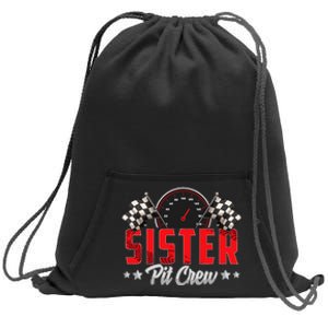 Race Car Birthday Party Racing Family Sweatshirt Cinch Pack Bag