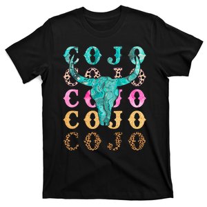 Retro C.O.J.O Bull Skull Music Country 70s Cowboys Boot T-Shirt