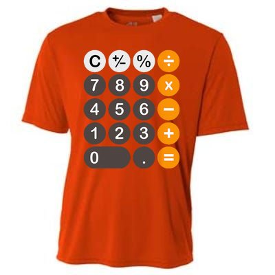 Retro Calculator Buttons Simple Halloween Costume Cooling Performance Crew T-Shirt