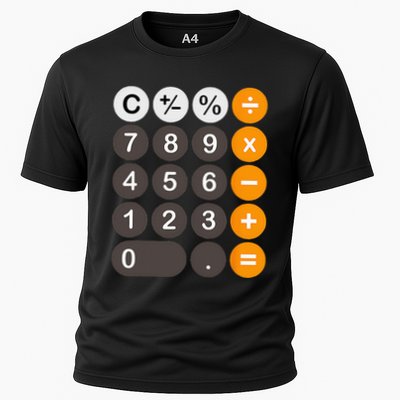 Retro Calculator Buttons Simple Halloween Costume Performance Shirt