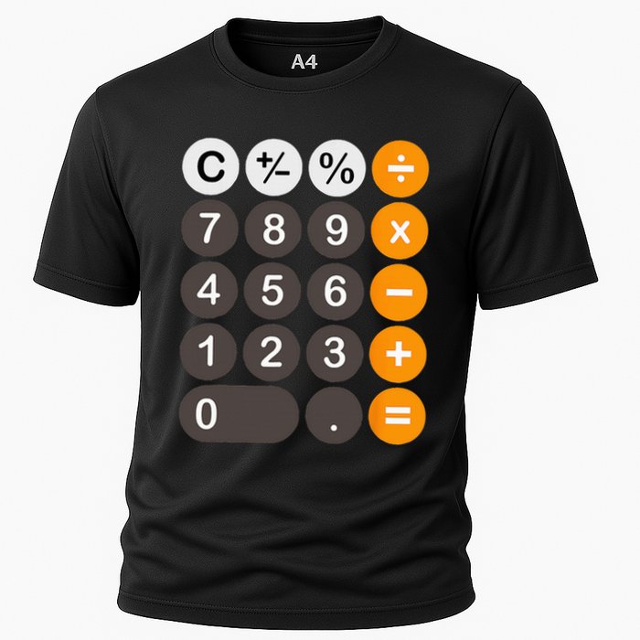 Retro Calculator Buttons Simple Halloween Costume Performance Shirt