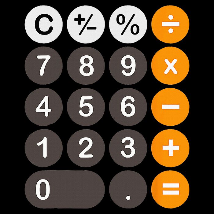 Retro Calculator Buttons Simple Halloween Costume Performance Shirt