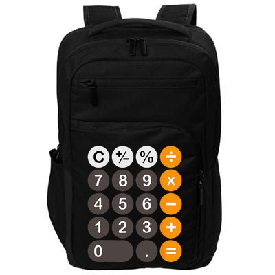 Retro Calculator Buttons Simple Halloween Costume Impact Tech Backpack