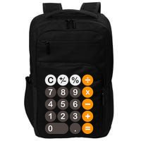 Retro Calculator Buttons Simple Halloween Costume Impact Tech Backpack