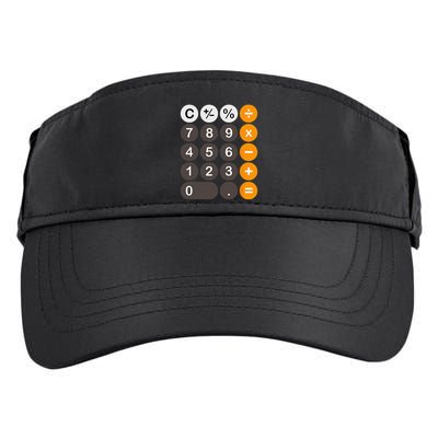 Retro Calculator Buttons Simple Halloween Costume Adult Drive Performance Visor