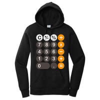 Retro Calculator Buttons Simple Halloween Costume Women's Pullover Hoodie