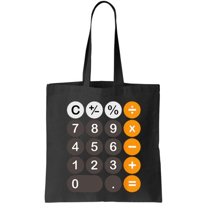 Retro Calculator Buttons Simple Halloween Costume Bag