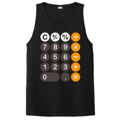 Retro Calculator Buttons Simple Halloween Costume PosiCharge Competitor Tank