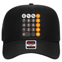 Retro Calculator Buttons Simple Halloween Costume Trucker Hat