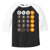 Retro Calculator Buttons Simple Halloween Costume Toddler Fine Jersey T-Shirt