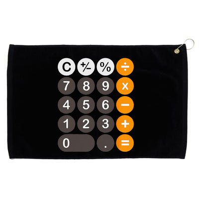 Retro Calculator Buttons Simple Halloween Costume Grommeted Golf Towel