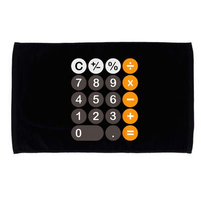 Retro Calculator Buttons Simple Halloween Costume Microfiber Hand Towel