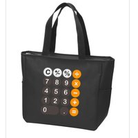 Retro Calculator Buttons Simple Halloween Costume Zip Tote Bag
