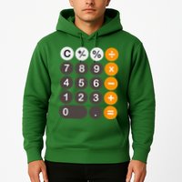 Retro Calculator Buttons Simple Halloween Costume Hoodie