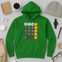 Retro Calculator Buttons Simple Halloween Costume Hoodie