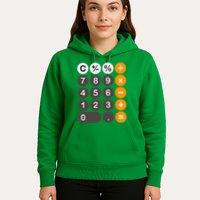 Retro Calculator Buttons Simple Halloween Costume Hoodie